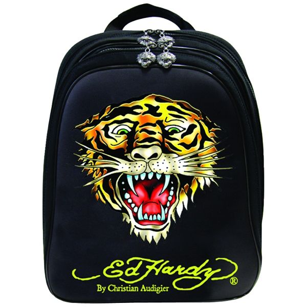 Ed Hardy Nina Tiger Notebook Backpack