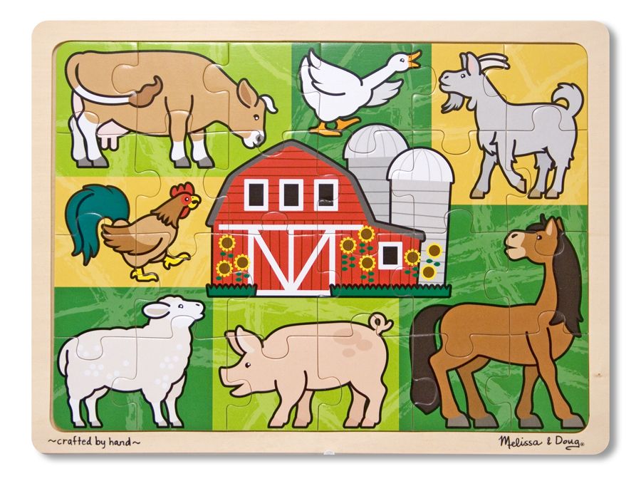 Melissa & Doug Patchwork Farm Animal Jigsaw 24pc at Kmart.com