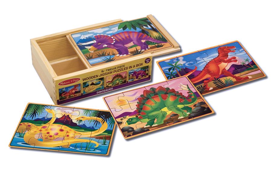 Melissa & Doug Dinosaurs Puzzles in a Box at Kmart.com