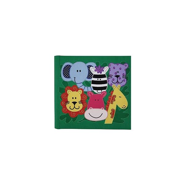 Amanda Blu Fabric 2-up Photo Album-circus Faces FAB2UP-6115