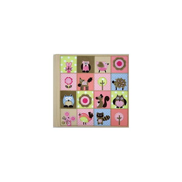 Amanda Blu Fabric 2-up Photo Album-woodland Animals FAB2UP-6116