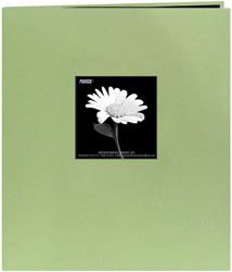 Pioneer Fabric Frame Scrapbook 8.5"X11-Sage Green