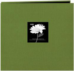 Pioneer Fabric Frame Scrapbook 12"X12-Herbal Green