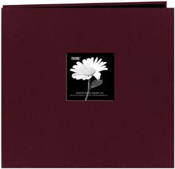 Pioneer Fabric Frame Scrapbook 12"X12-Sweet Plum