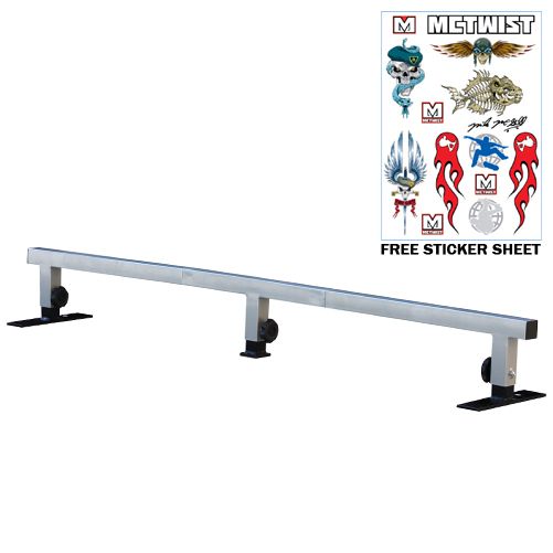 MCTWIST SKATEBOARDING GRIND RAIL 57" LENGTH STRAIGHT SQUARE BAR at Kmart.com