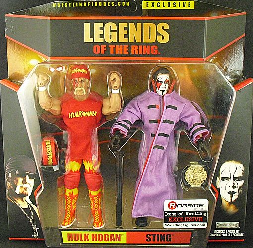 TNA Hulk Hogan & Sting - Icons of Wrestling Ringside Collectibles Exclusive 2-Pack Toy Wrestling Action Figures at Kmart.com