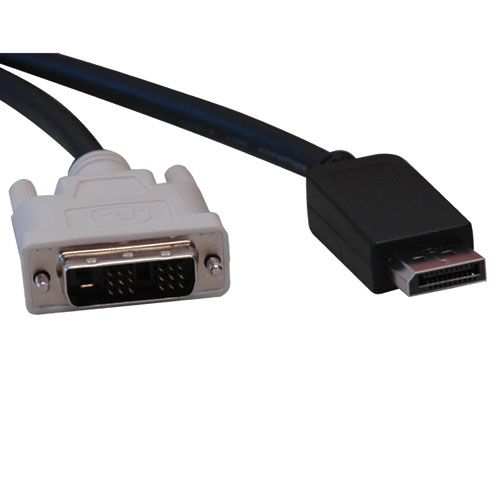 Tripp Lite P581-010 10ft Displayport-Male to DVI-D-Male Adapter Cable, 10'