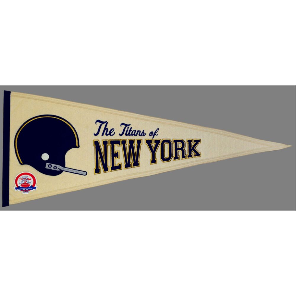New York Jets Afl Throwback Wool Pennant