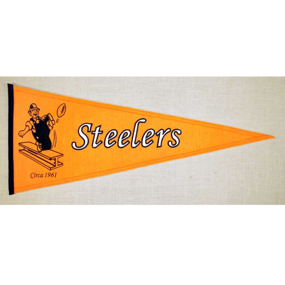 Winning Streak Pittsburgh Steelers Throwback Wool Pennant