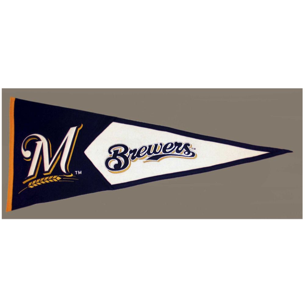 Winning Streak Milwaukee Brewers Classic Wool Pennant