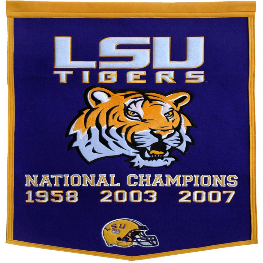 Winning Streak LSU Tigers NCAA Football Dynasty Banner
