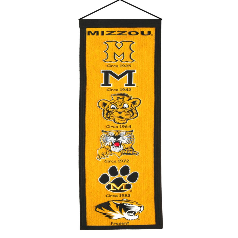 Winning Streak Missouri Tigers Wool Heritage Banner