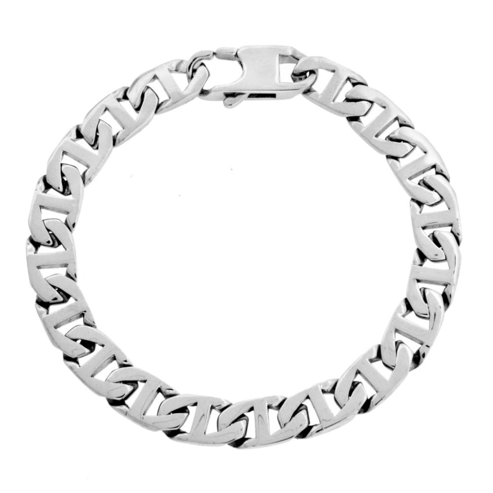   Men's Stainless Steel Marine Link Bracelet at Sears.com