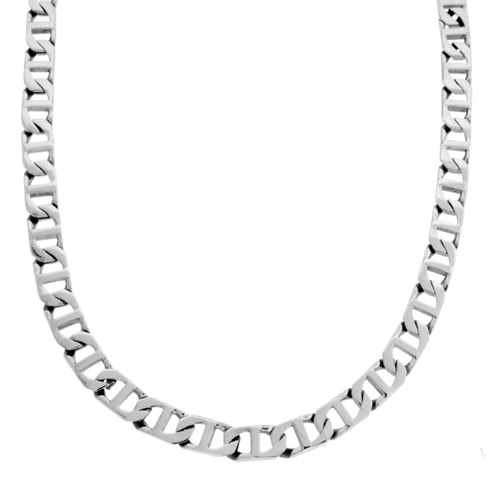   Men's Stainless Steel 22" Marine Link Necklace at Kmart.com