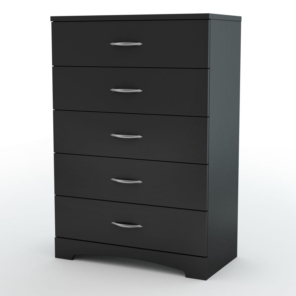 South Shore Majestic 5 Drawer Chest - Black at Sears.com