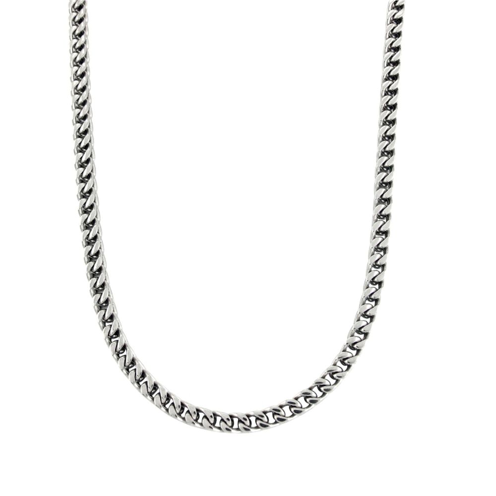   Men's Stainless Steel 22" Foxtail Necklace at Sears.com
