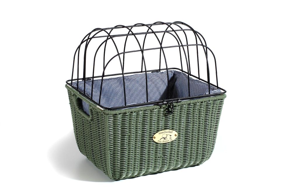 Nantucket Bicycle Basket Co. Somerset Collection pet basket w/ quick