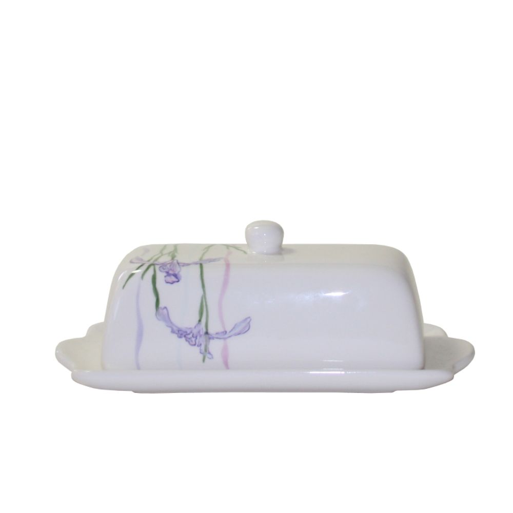 Corelle Coordinates Shadow Iris Butter Dish