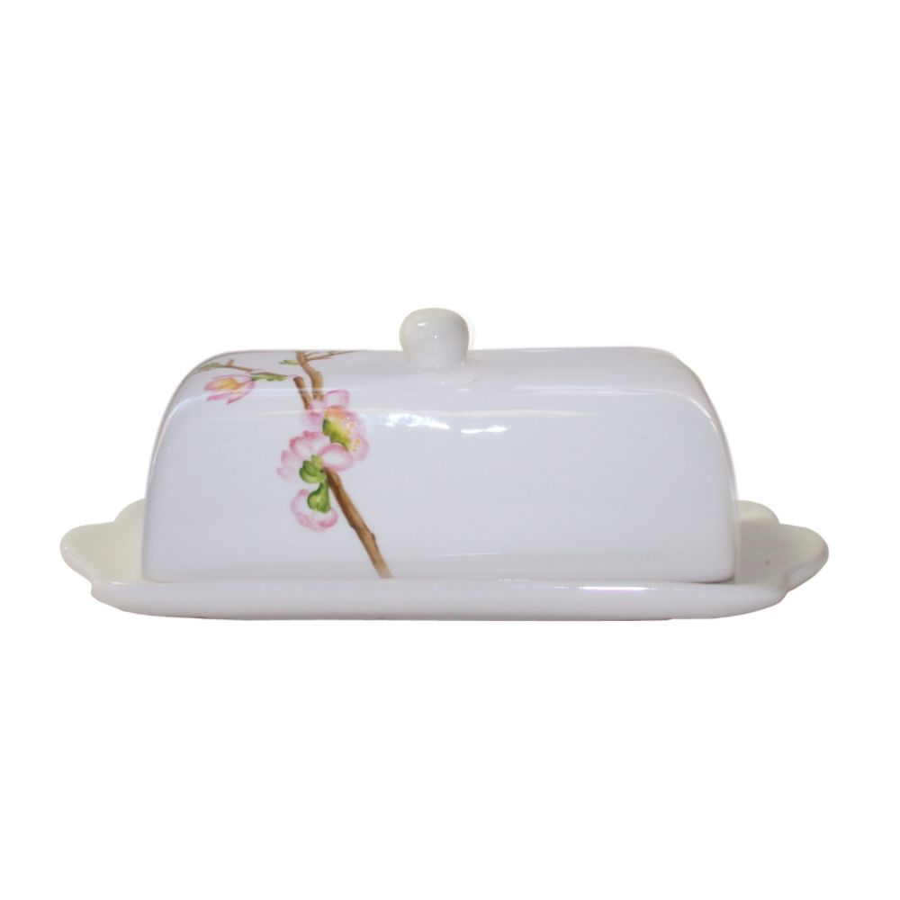Corelle Coordinates Cherry Blossom Butter Dish