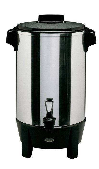 West Bend 30 Cup Polished Coffee Urn