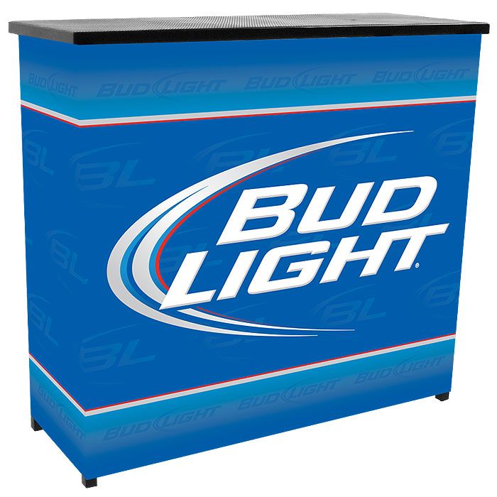 Trademark Bud Light Metal 2 Shelf Portable
