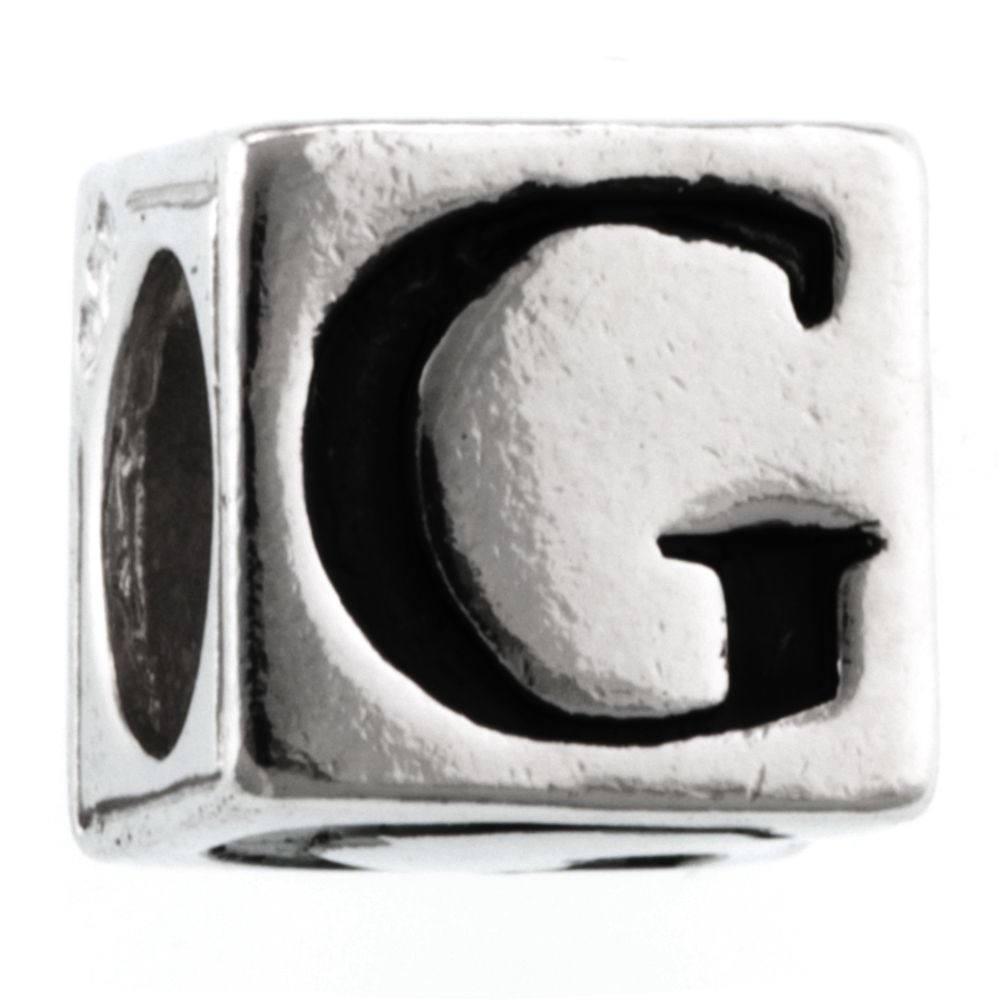 Tradition Charms Sterling Silver Square "G" Bead at Kmart.com