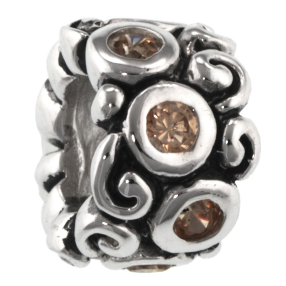 Tradition Charms Sterling Silver Yellow Cubic Zirconia Charm at Sears.com