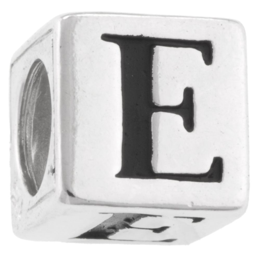 Tradition Charms Sterling Silver Square "E" Bead at Sears.com