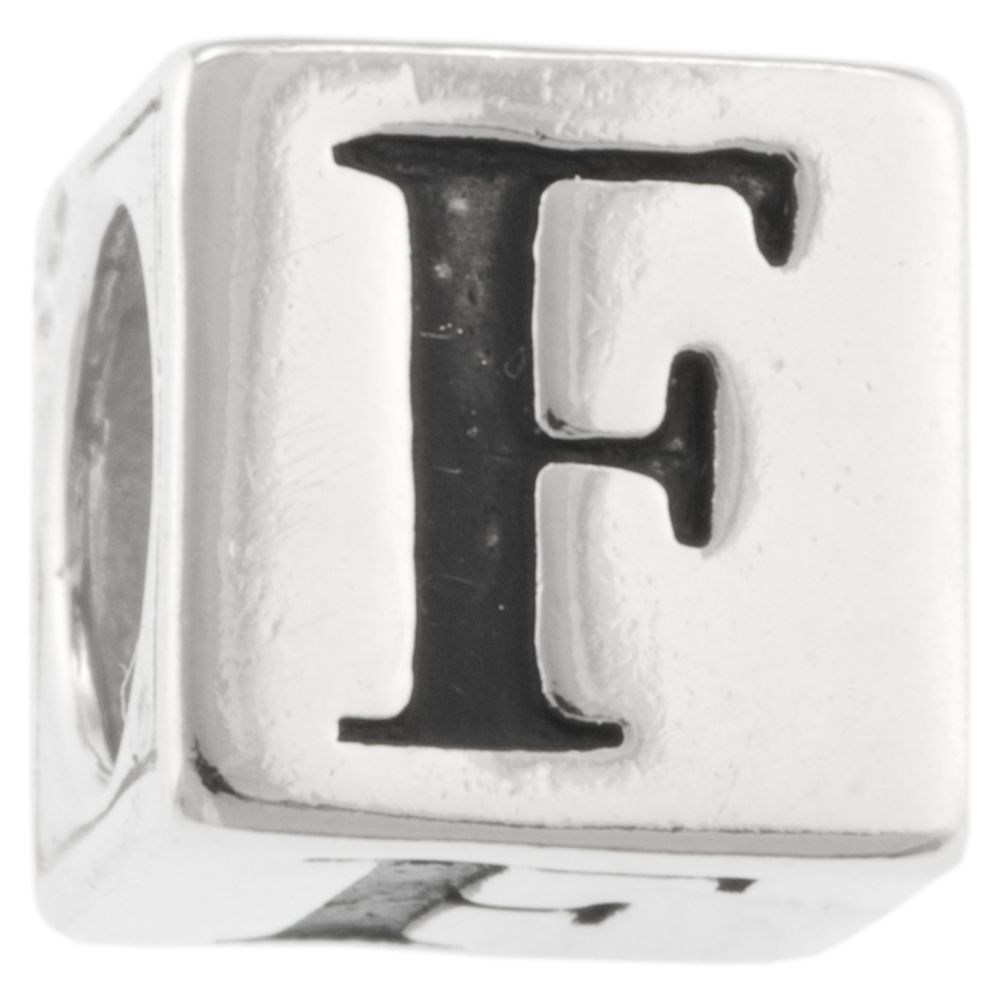 Tradition Charms Sterling Silver Square "F" Bead at Sears.com