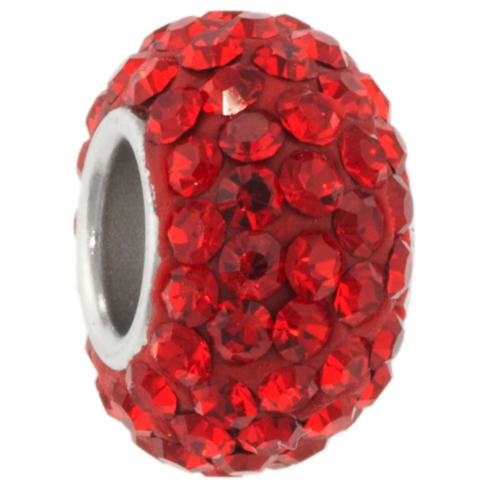 July Ruby Color Angel Birthstone Italian
