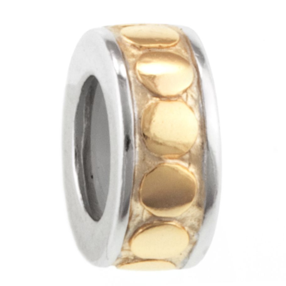 Tradition Charms Two Tone Sterling Silver Stopper Bead at Kmart.com