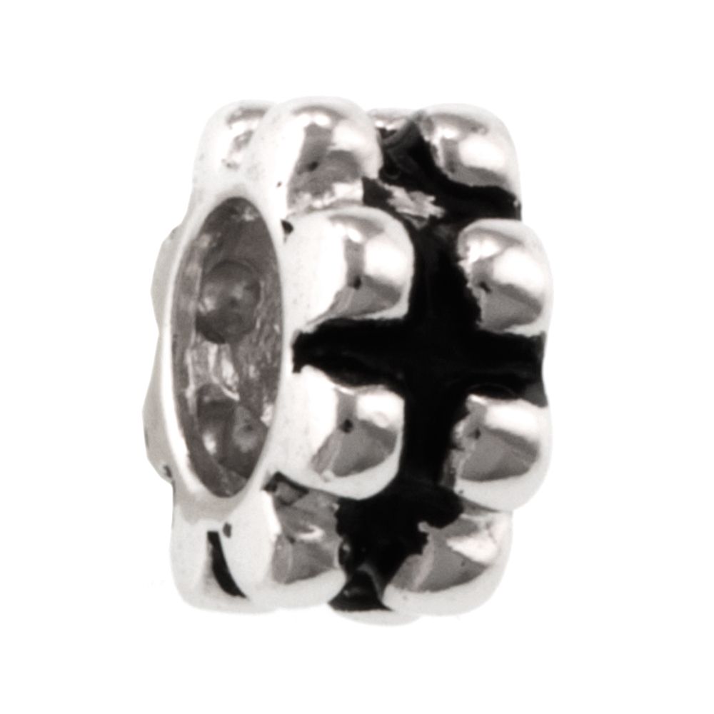 Tradition Charms Sterling Silver Beaded Spacer Bead