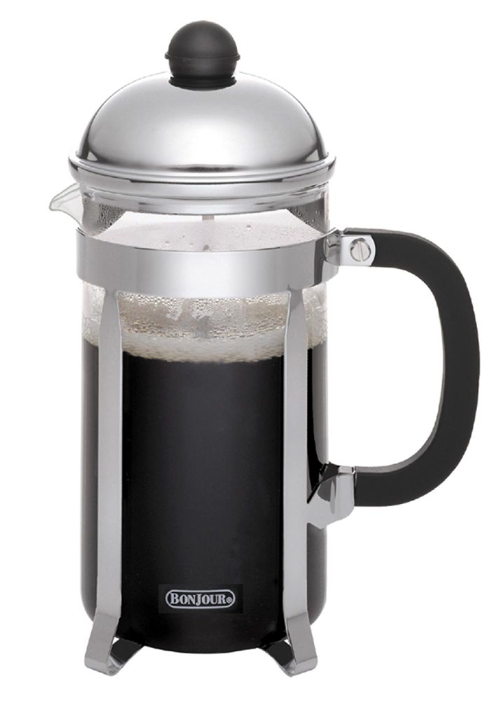Bonjour French Press Coffee Espresso Makers 8 Cup Monet Stainless