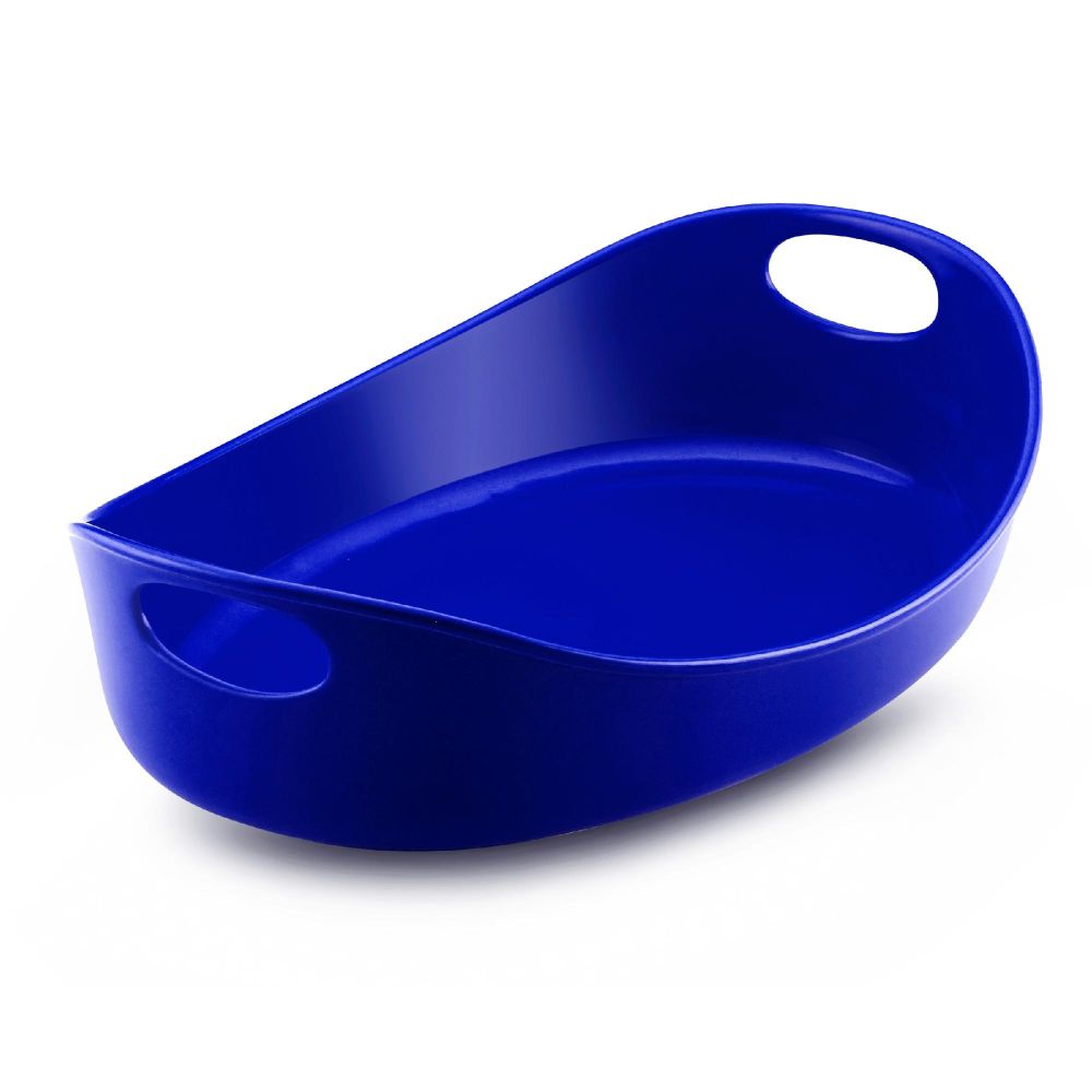 Rachael Ray Stoneware 3 Qt. Large Oval Baker- Blue at Sears.com