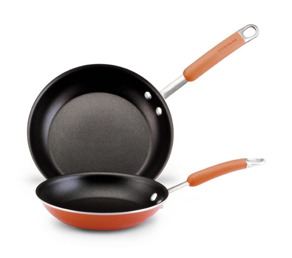 Rachael Ray Skillets, Twin Pack, 8 Inch & 10 Inch, 1 set