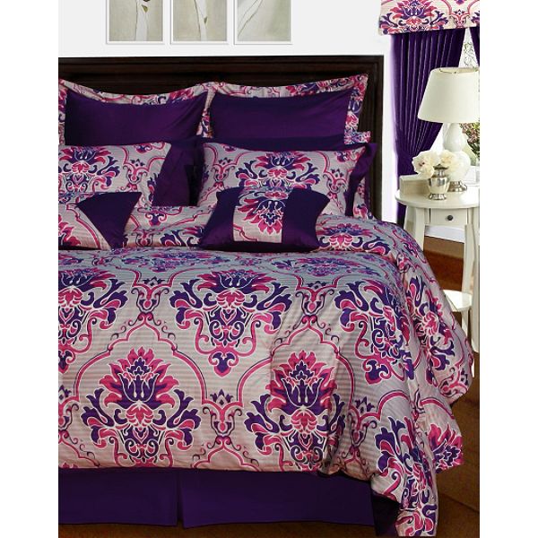 Tribeca Living Empire 12-piece King Bed in a Bag with Sheet Set 