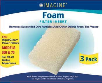 Imagine Gold LLC. Ima Cartridge Foam Filter Inserts for Aquaclear 70/300 3 pk. at Sears.com