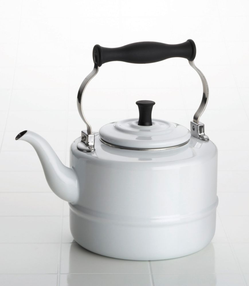 Bonjour Teapots Tea Makers 2 Qt Porcelain Teakettle White