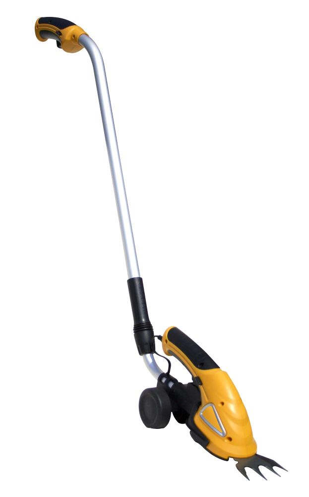 Recharge Tools 3.6V Lithium Powered Grass Shear and Detail Trimmer features interchageable blades for trimming or detailing