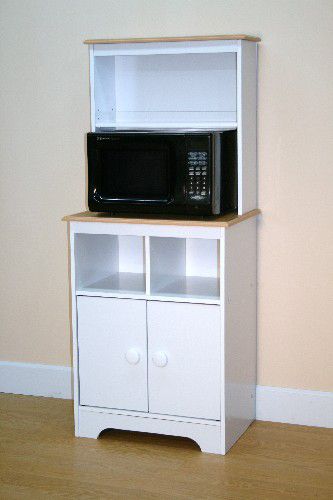 Premier RTA Microwave Stand -White & Pine Finish at Sears.com