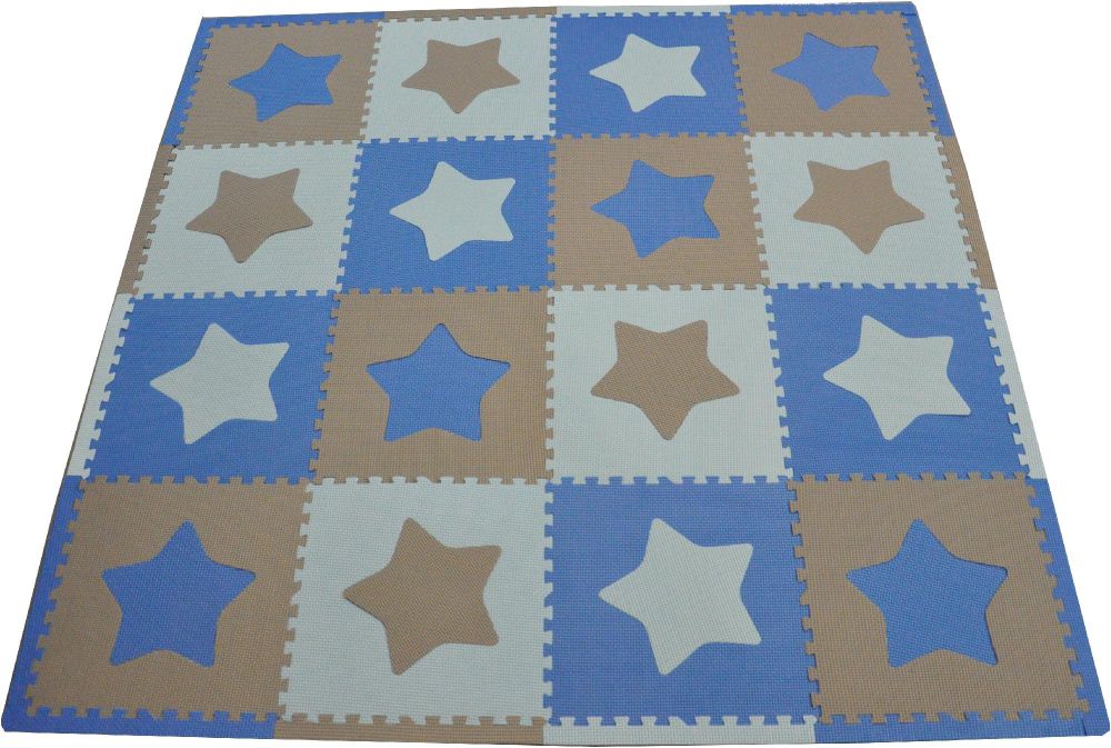 Tadpoles Tadpoles Stars Playmat Set, Blue/Grey