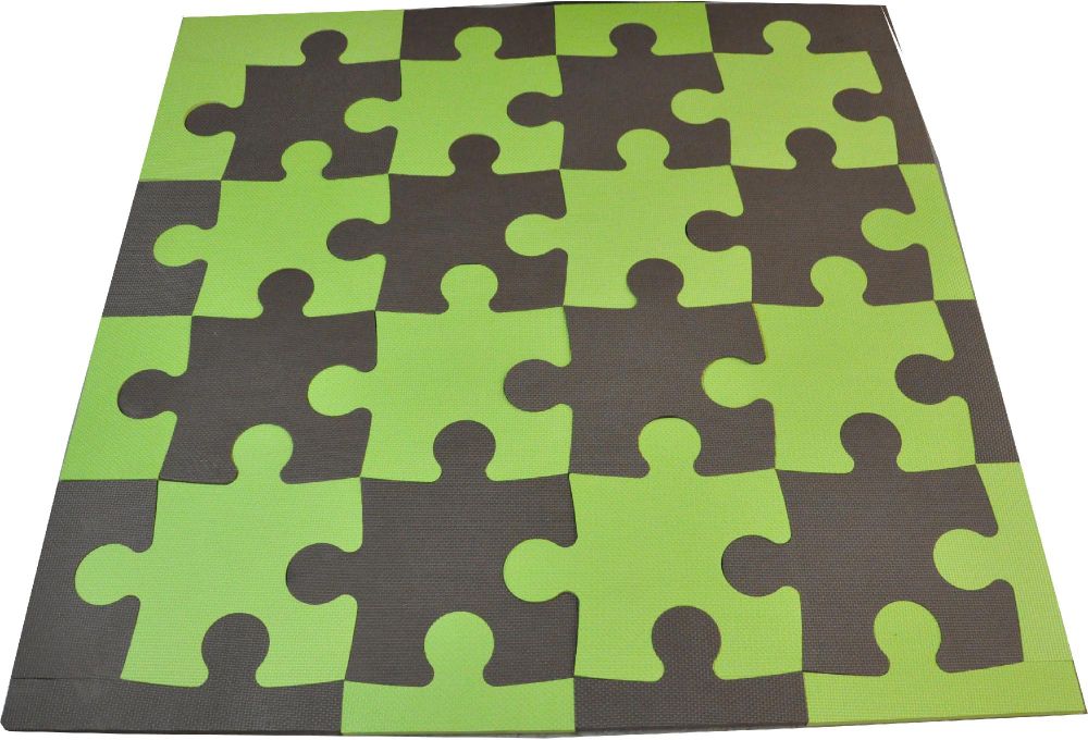Tadpoles Puzzle Pieces Playmat Set, Green/Brown Children's Toys