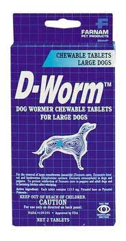 Farnam Companies Inc. Far D-Worm Large Dog Chewable 2 Tab. at Kmart.com