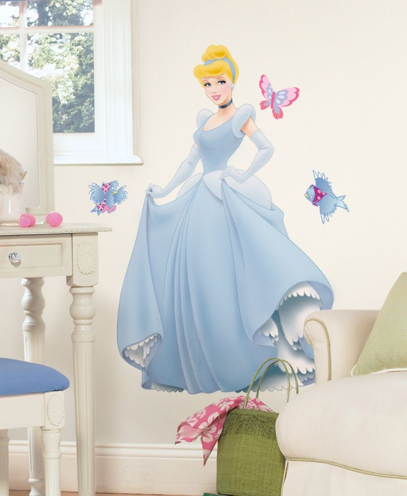 RoomMates Disney Princess - Cinderella Peel & Stick Giant Wall Decal