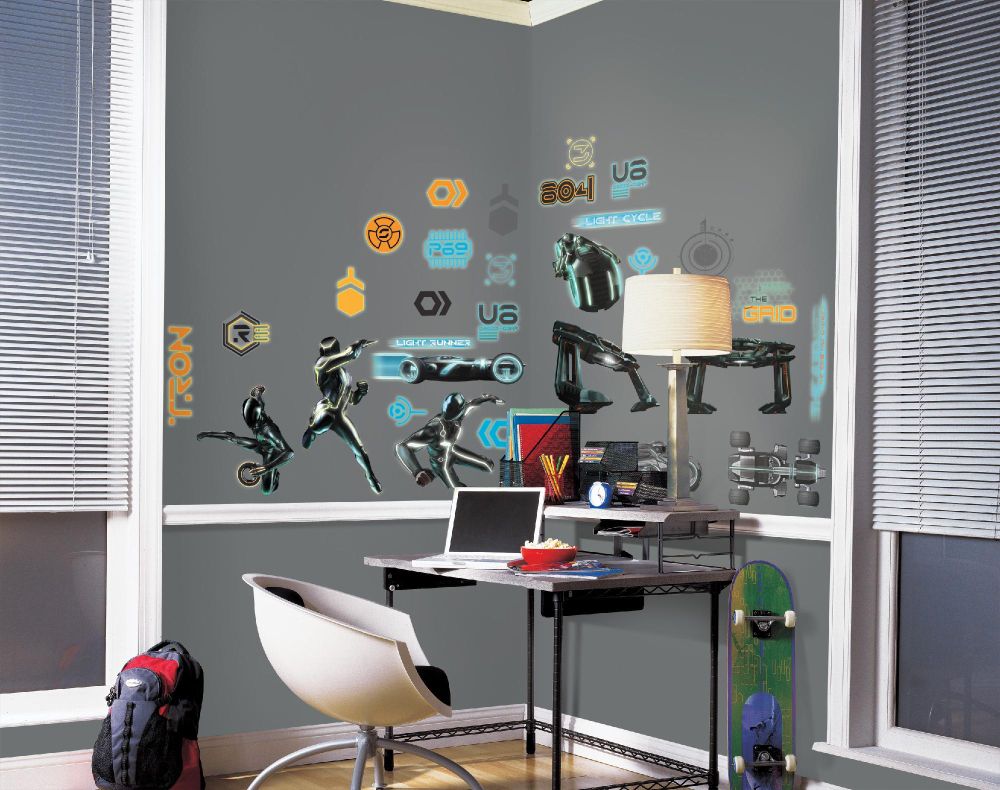 RoomMates&nbsp; Tron Peel & Stick Wall Decals