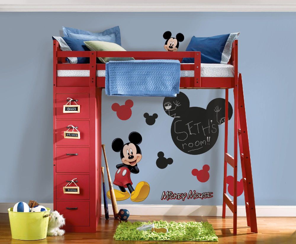 RoomMates Mickey Chalkboard Peel & Stick Wall Decals 