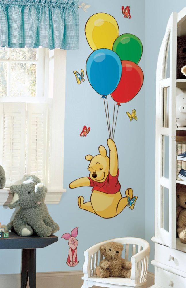 RoomMates Winnie the Pooh - Pooh & Piglet Peel & Stick Giant Wall