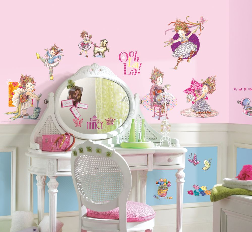 RoomMates Fancy Nancy Peel & Stick Wall Decals