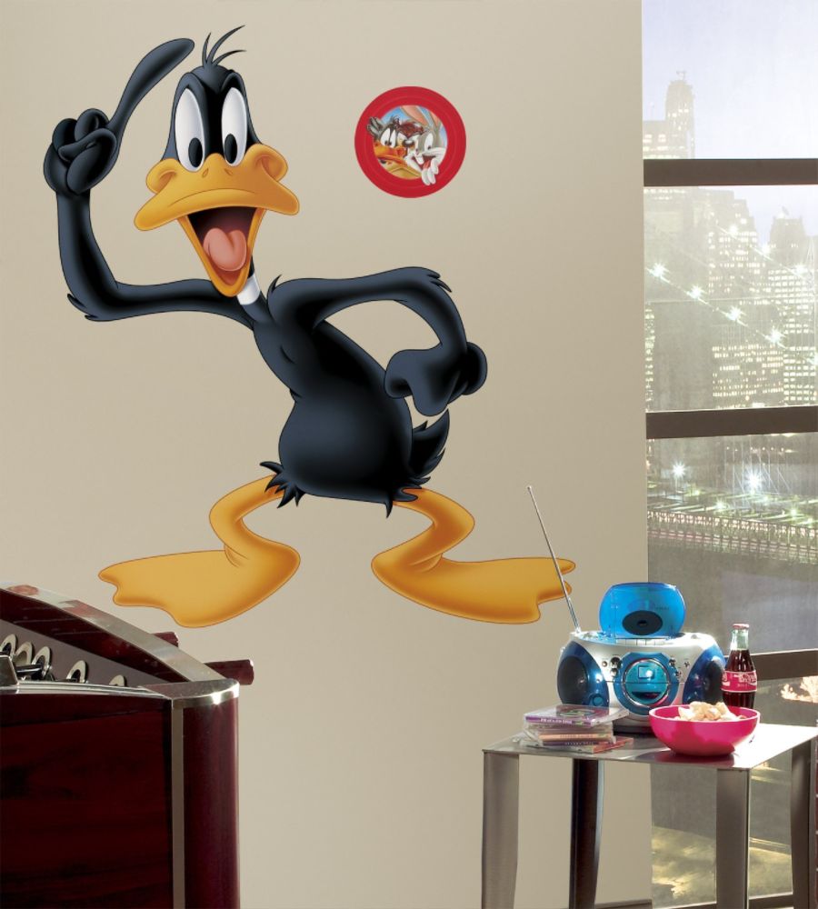 Looney Tunes - Daffy Duck Peel & Stick Giant Wall Decals