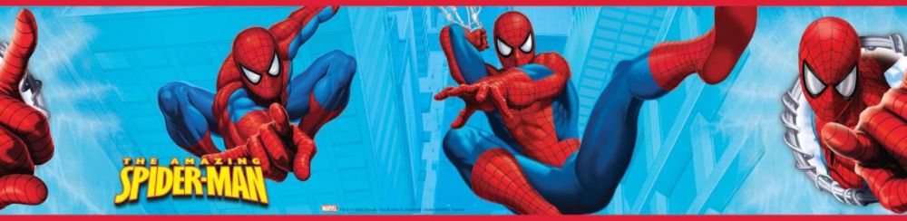RoomMates Amazing Spiderman Peel & Stick Border